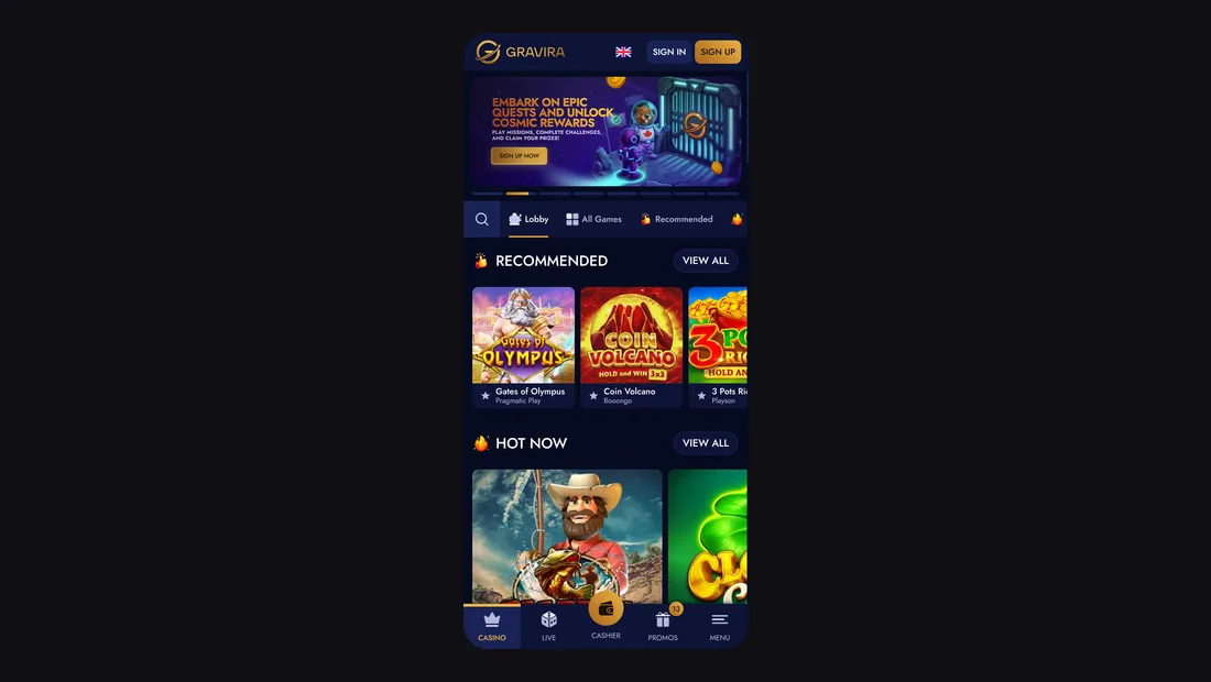 Mobile Gaming Experience at Gravira